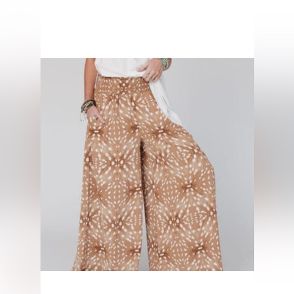 Three Birds Nest Flowy Palooza Pants, Size M